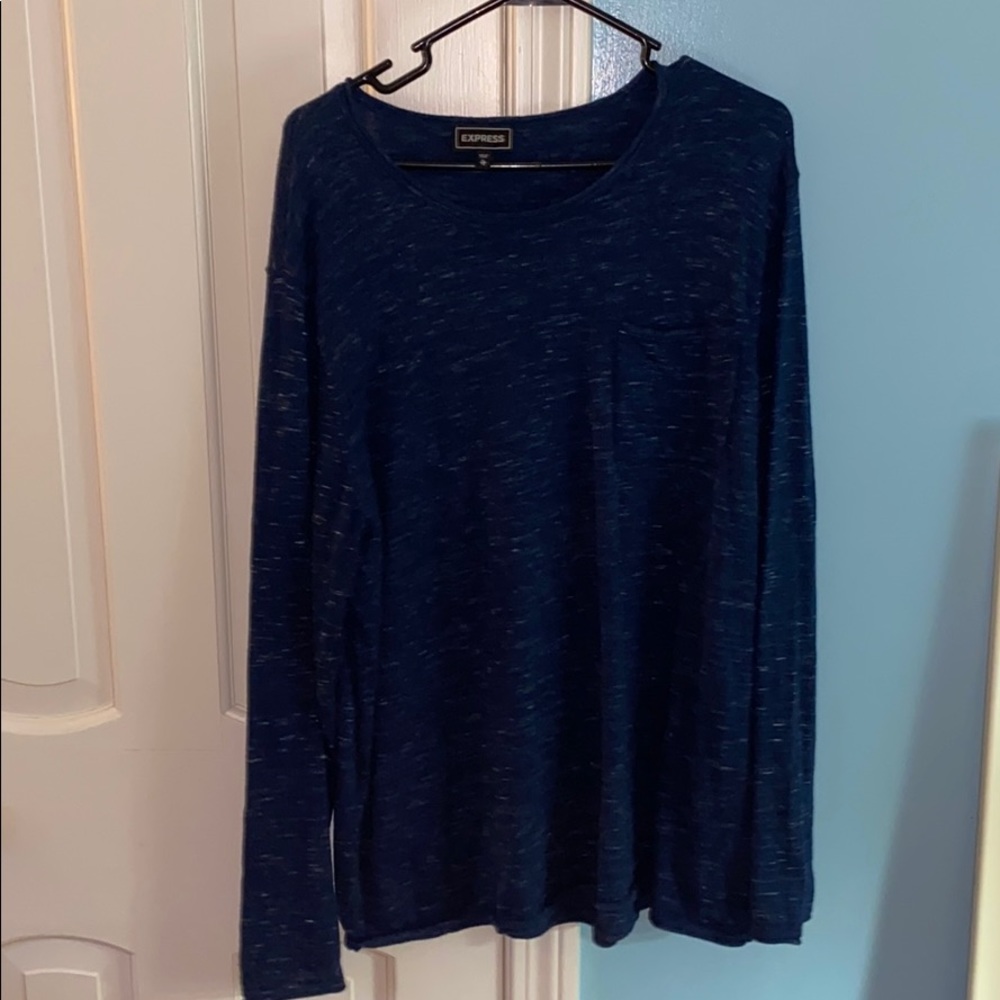 Express Navy Blue Long Sleeve